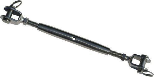 PEDDY SHIELD Spannschloss, M8, Edelstahl - silberfarben