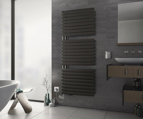 XIMAX Handtuchwärmer »Fortuna-Open«, anthrazit, Stahl, Kunststoff - grau