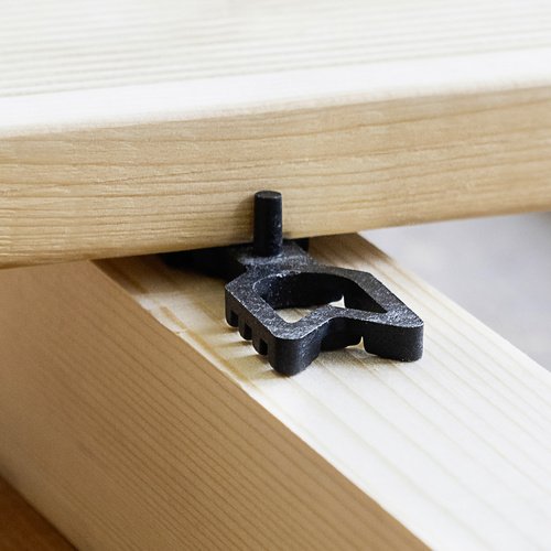 FAST Abstandshalter, 100 Stück, 85x25x8 mm - schwarz