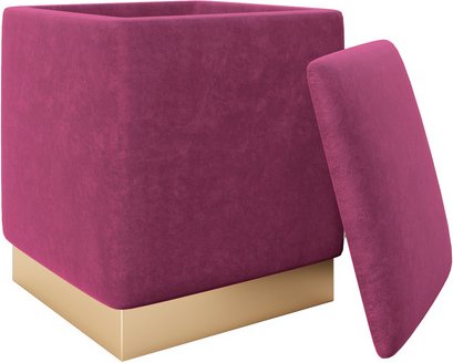 PHOENIX Sitzpouf »BETTY«, BxHxL: 37 x 44 x 370 cm, bis max. 80 kg - lila