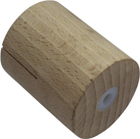 ALPERTEC Bohrlehre, für Bohrer Ø 15 mm- Ø 6,5mm - braun