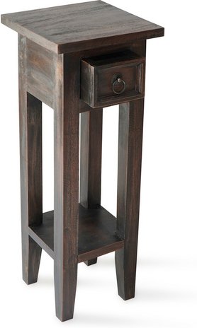 INTERIA Home & Living Beistelltisch »PADEA«, BxHxL: 25 x 67 x 25 cm - braun