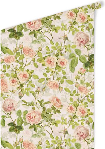 K&L Wall Art Vliestapete »Vintage Vliestapete«, Pastell Pfingstrose Petunie, mehrfarbig, matt - bunt