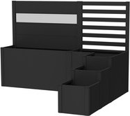 BIOHORT Blumenkasten »DaVinci«, BxHxT: 250 x 168 x 201 cm, Metall - grau