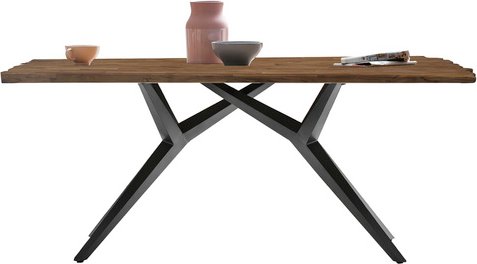 SIT Tisch »TABLES & CO«, HxT: 73,5 x 90 cm, Holz - braun | schwarz