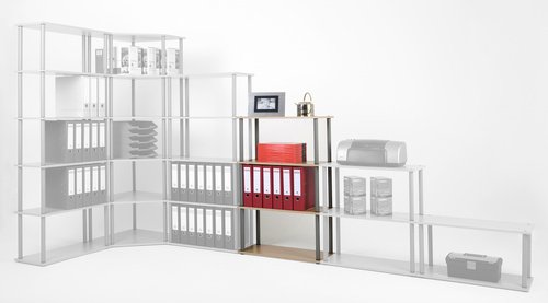 SZAGATO Wohnregal, BxT: 68 x 30 cm, ahornfarben/buchenfarben - beige