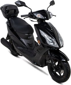 GT UNION Motorroller »GT3«, 50 cm³, 45 km/h, Euro 5 - schwarz