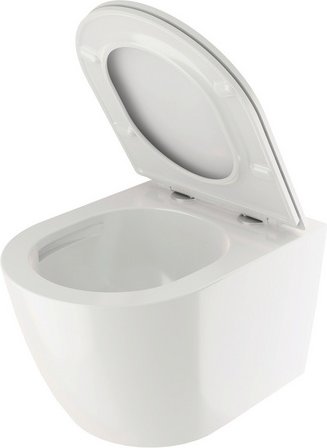 WELLWATER Wand WC, weiß, Keramik, BxLxT: 36 x 50 x 35 cm - weiss