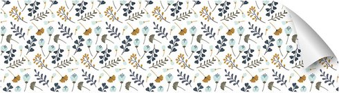 mySPOTTI Küchenrückwand-Panel »fixy«, weiß/blau/braun