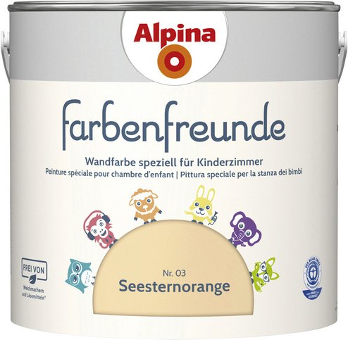 ALPINA Dispersionsfarbe »Farbenfreunde«, Seesternorange, matt