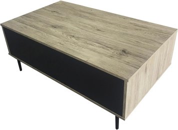 SIT Couchtisch »MAILBOX«, BxH: 100 x 39 cm, Mitteldichte Faserplattte/Metall - beige