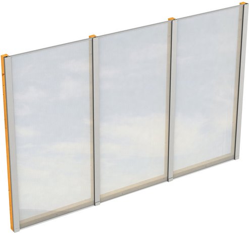 SKANHOLZ Seitenwand, B x H: 293 x 200 cm, Holz, Farbe: eiche hell