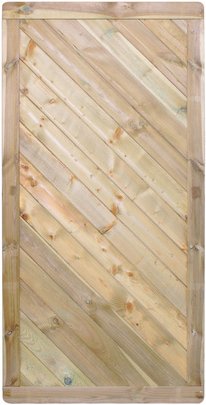 Mr. GARDENER Sichtschutzelement »Rügen«, Kiefernholz/Fichtenholz, LxH: 90 x 180 cm - beige