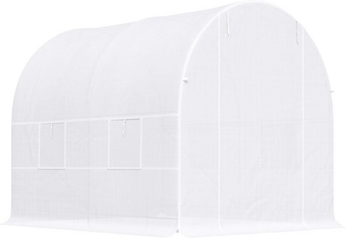 Thumbnail - Outsunny Gewächshaus, BxHxL: 200 x 200 x 250 cm - weiss