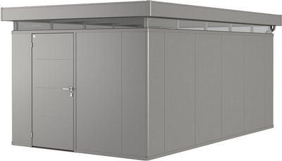 BIOHORT Gerätehaus »CasaNova«, BxHxT: 330 x 218 x 530 cm (Aufstellmaße), Stahl - grau