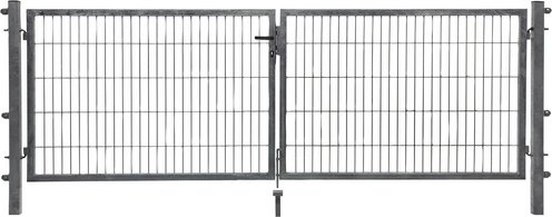 FLORAWORLD Doppeltor »comfort«, Türmaße BxH: 300 x 160 cm - silberfarben