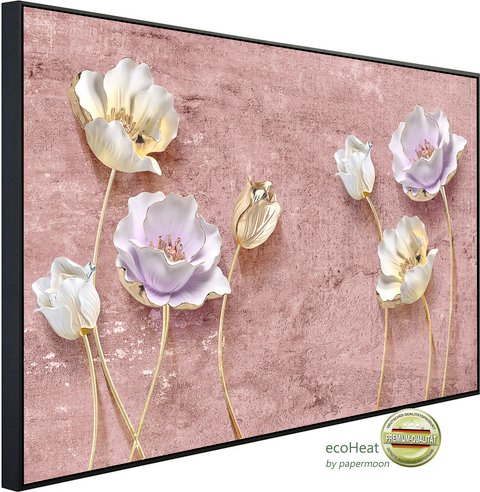Thumbnail - papermoon Infrarotheizung »EcoHeat - Muster mit Blumen«, Matt-Effekt - bunt