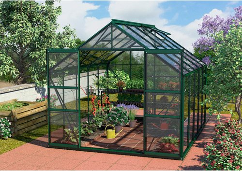 VITAVIA Gewächshaus »Mars Plus 8300«, BxHxL: 257 x 238 x 321 cm - gruen