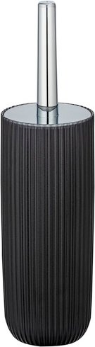 WENKO WC-Garnitur, Kunststoff, grau