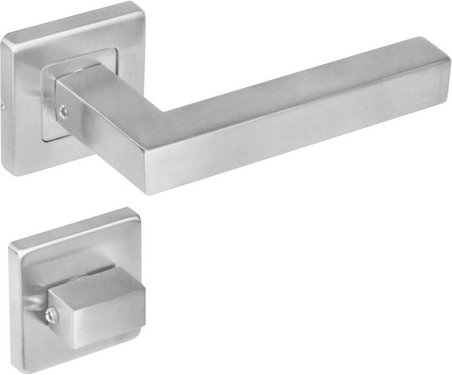 Intersteel Türdrücker, 53x53x8 mm WC8mm stift Vierkant