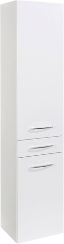 HELD MÖBEL Seitenschrank »Florida«, BxHxT: 40 x 180 x 35 cm - weiss