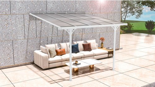 Thumbnail - Westmann Terrassendach »Bruce«, BxHxT: 313 x 270 x 300 cm, Aluminium, weiß - weiss