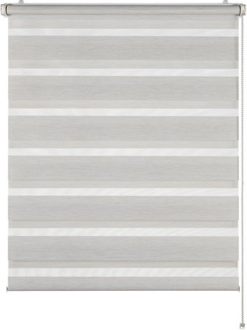 SCHÖNER WOHNEN KOLLEKTION Doppelrollo »Tilda«, Format: 80 x 210 cm, hellbeige, Polyester