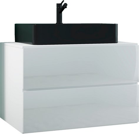 VCM Waschplatz-Set »Lendas«, 2-tlg., 80 cm, weiß - weiss