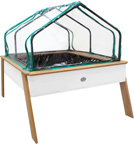 Thumbnail - AXI Hochbeet, mit Gewächshaus, BxHxL: 93,5 x 93,5 x 110 cm - braun