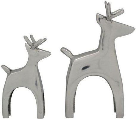 Flowerbox Tierfigur - silberfarben | grau