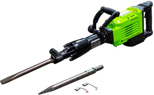 Thumbnail - ZIPPER Abbruchhammer »ZI-ABH1700D«, grün, 1700 W, BxHxL: 350 x 180 x 880 mm - gruen