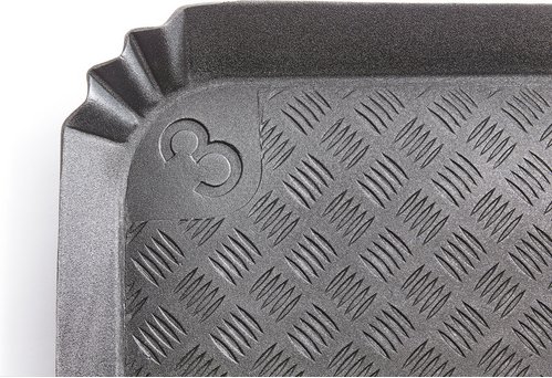 Thumbnail - Kofferraummatte, 90 x 100 cm - grau