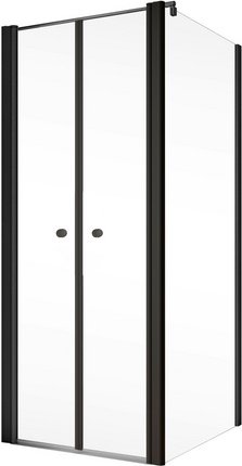 SCHULTE Eckeinstieg »Garant 2.0«, BxHxT: 80 x 200 x 80 cm, Türart: Pendeltür - schwarz