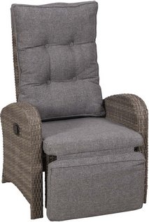 MERXX Gartensessel, Komfortsessel, max. Belastung: 100 kg - grau