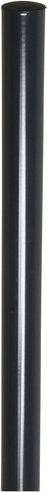 FLORAWORLD Zaunpfosten »Classic«, Stahl, BxL: 3,4 x 200 cm - grau