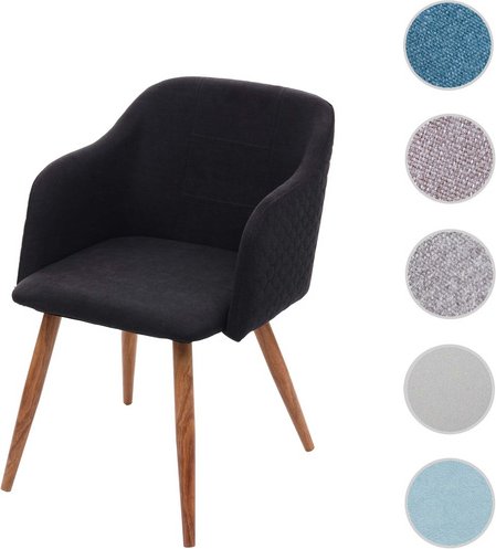 MVG Esszimmerstuhl »MVG-D71«, ohne Drehfunktion - grau