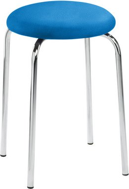 Mayer Sitzmöbel Hocker »1134«, BxH: 48 x 48 cm, Kunstleder, blau