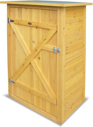 HABAU Gartenschrank, BxHxL: 75 x 117 x 56 cm, Spießtanne - gelb