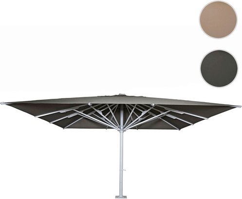 MVG Sonnenschirm »MVG-D20b«, XXL-Schirm, 5x5m (Ø7,2m) Alu 75kg - schwarz