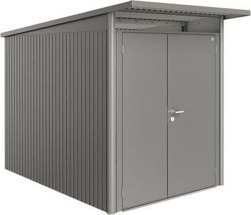 Thumbnail - BIOHORT Gerätehaus »AvantGarde®«, Stahl, BxHxT: 174 x 218 x 254 cm (Außenmaße inkl. Dachüberstand) - grau