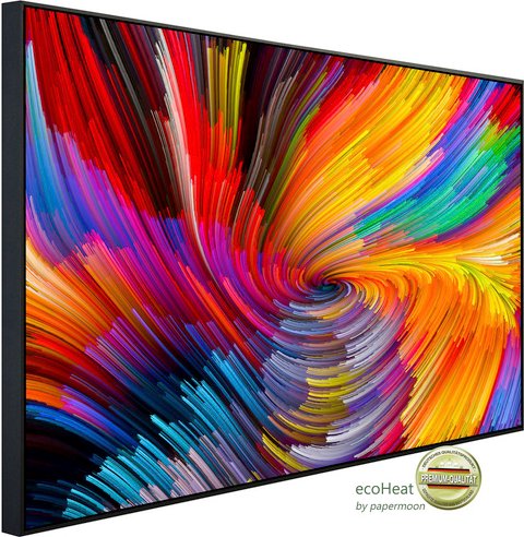 papermoon Infrarotheizung »EcoHeat - Abstrakt farben«, Matt-Effekt - bunt