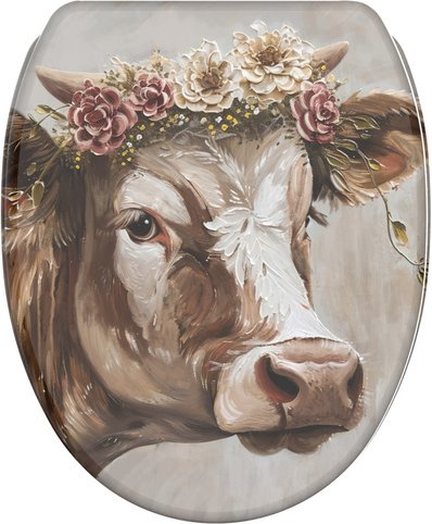 Thumbnail - Sanilo WC-Sitz »Berta«, mit Schnellverschluss, Braun , Oval