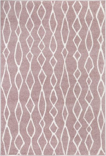 ANDIAMO Web-Teppich »Bolonia«, BxL: 60 x 110 cm, rosenholzfarben - rosa