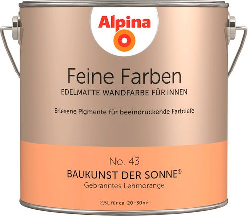 Thumbnail - ALPINA Wandfarbe, 2,5 Liter für ca. 20-30m² - orange