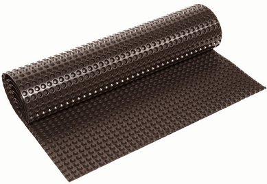 Mr. GARDENER Noppenfolie, für Hochbeete, BxL: 0,8 x 6,5 m, HDPE, braun