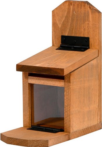 DOBAR Futterstation »Pärnu«, BxHxL: 12 x 28 x 24 cm, braun