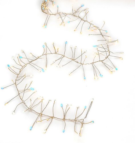 Konstsmide LED Micro Büschellichterkette, 3,6 W, Kunststoff - silberfarben