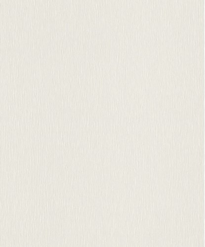 Rasch Vliestapete, Uni, weiß, matt, schimmernd - weiss