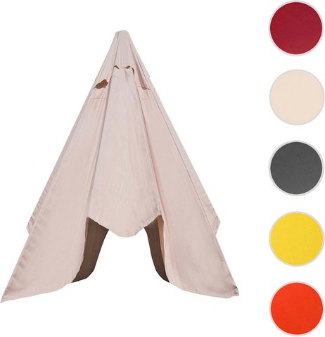 MVG Ersatzbezug 350 x 350 cm, für Sonnenschirm Florida Ø 3,5m - weiss