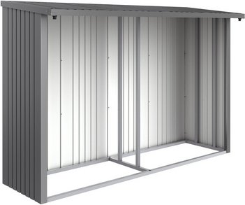 BIOHORT Rückwand, BxHxT: 288,6 x 196,5 x 1,1 cm, für WoodStock, WS 300, quarzgrau-metallic